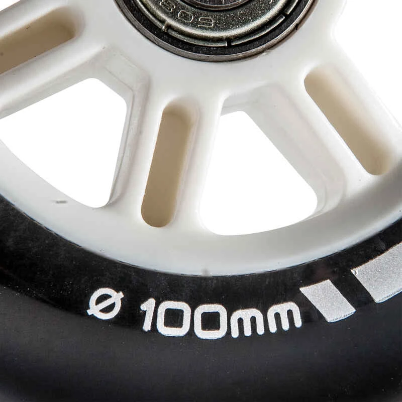 1 Roue Trottinette 100mm Avec Roulements Noire 7 1 Roue Trottinette 100mm Avec Roulements Noire – Image 5