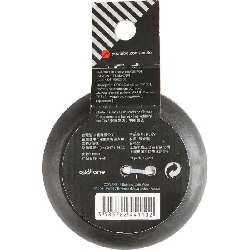 1 Roue Trottinette 100mm Avec Roulements Noire 11 1 Roue Trottinette 100mm Avec Roulements Noire – Image 9