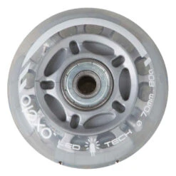 2 Roues Lumineuses De Roller En Ligne Enfant Avec Roulements 70mm 80A Pour FIT3 -ProSportif Boutique 2 roues avec roulements roller enfant flash 70mm 80a 2