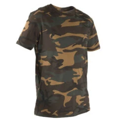 T-shirt Manches Courtes Chasse 100 Camouflage WL V1 Vert -ProSportif Boutique 8223707