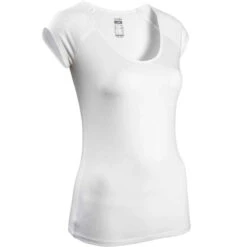 T-Shirt Slim 500 Femme Blanc -ProSportif Boutique 8242904