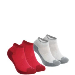 Quechua 2 Paires De Chaussettes De Randonnée Enfant MH100 Bleues/grises -ProSportif Boutique 8333085
