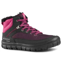 Quechua CHAUSSURES CHAUDES IMPERMÉABLES DE RANDONNÉE - SH100 WARM LACET- Enfant 33 AU 38 -ProSportif Boutique 8370175