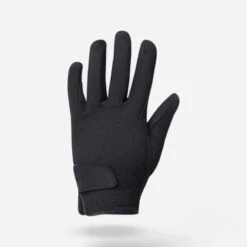 Gants équitation Enfant BASIC Marine -ProSportif Boutique 8382666