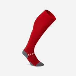 Kipsta Chaussettes De Football VIRALTO SOLO Rayées Rouge Et Orange -ProSportif Boutique 8514555