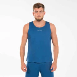 MAILLOT DE BASKETBALL SANS MANCHE HOMME/FEMME - T100 BLEU MARINE -ProSportif Boutique 8518647