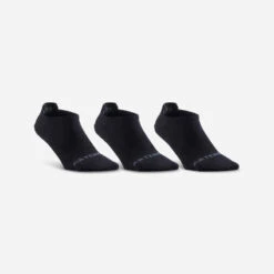 CHAUSSETTES DE SPORT BASSES ARTENGO RS 160 NOIR BRILLANT LOT DE 3 -ProSportif Boutique 8522600