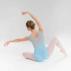 Justaucorps Danse Classique Bleu Bi-matière Fille -ProSportif Boutique 8529995