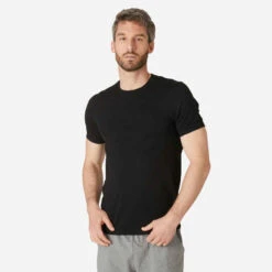 T-shirt Slim Fitness Homme - 500 Kaki Avec Motif -ProSportif Boutique 8543994