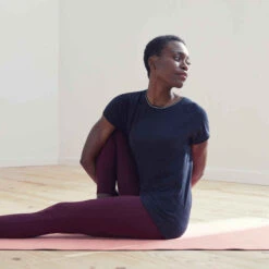 T-SHIRT YOGA DOUX FEMME LAVANDE -ProSportif Boutique 8548902