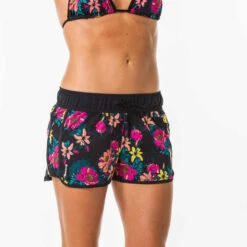 Boardshort Surf Femme TINI KAKI Avec Ceinture élastiquée Et Cordon De Serrage -ProSportif Boutique 8551322
