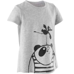 T-shirt Enfant Coton - Basique Beige Avec Motifs -ProSportif Boutique 8556483
