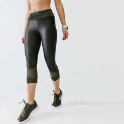 Kalenji Legging Court Running Respirant Femme - Dry+ Feel Bleu -ProSportif Boutique 8558532