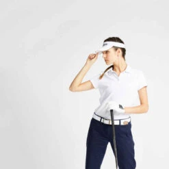 Polo De Golf Manches Courtes Femme MW500 Jaune Pale 19 Polo De Golf Manches Courtes Femme MW500 Jaune Pale -ProSportif Boutique 8563228
