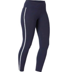 Legging Court De Sport Taille Haute 510 Femme 7/8 En Coton Bleu Marine 22 Legging Court De Sport Taille Haute 510 Femme 7/8 En Coton Bleu Marine -ProSportif Boutique 8573110
