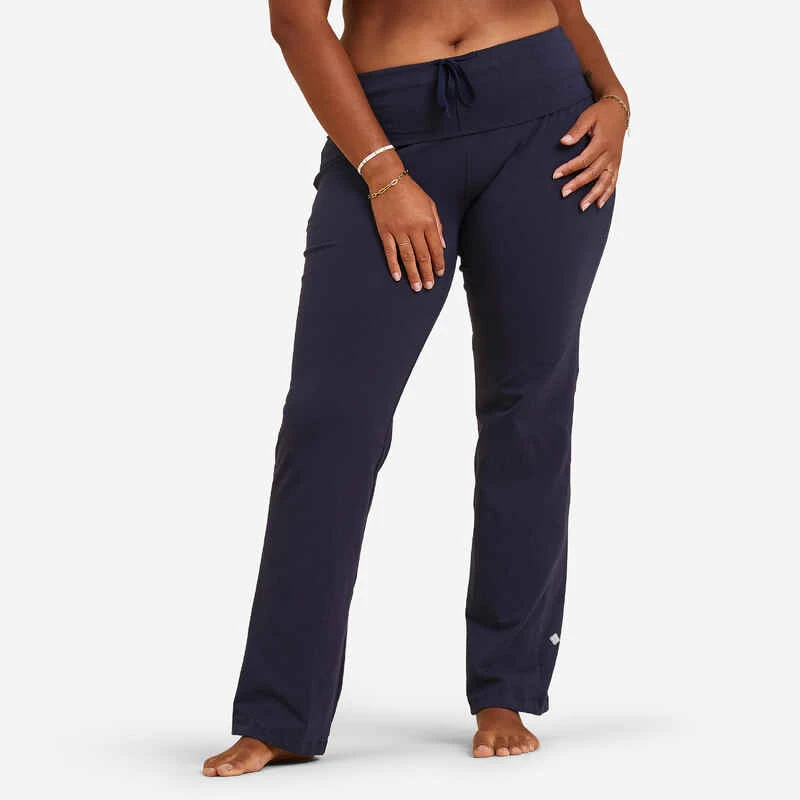 PANTALON COTON YOGA FEMME ECO-CONCU MARINE 8 PANTALON COTON YOGA FEMME ECO-CONCU MARINE – Image 6