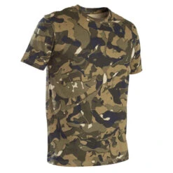 T-shirt Manches Courtes Chasse 100 Camouflage WL V1 Vert -ProSportif Boutique 8578075