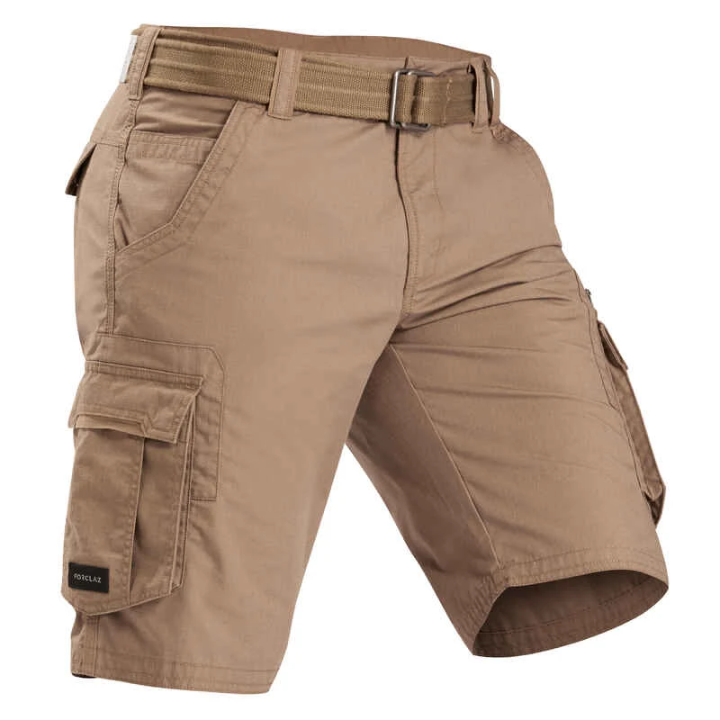 Short Cargo De Trek Voyage - TRAVEL 100 Marron Homme 14 Short Cargo De Trek Voyage - TRAVEL 100 Marron Homme – Image 12