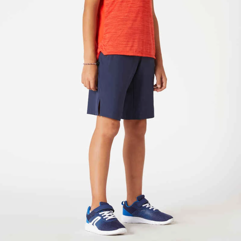 Short Garçon Synthétique Respirant - W500 Noir 8 Short Garçon Synthétique Respirant - W500 Noir – Image 6