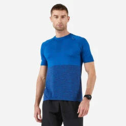 T-SHIRT RUNNING HOMME RESPIRANT KIPRUN CARE BLEU -ProSportif Boutique 8588330