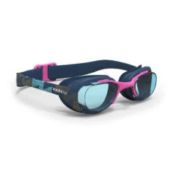 Lunettes De Natation - Xbase Print L - Verres Clairs - Marine Rose Or -ProSportif Boutique 8589267