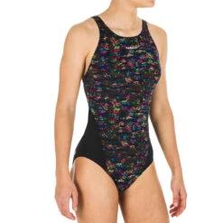 Maillot De Bain Une Pièce De Natation Fille Kamiye Print Fire Noir / Jaune 14 Maillot De Bain Une Pièce De Natation Fille Kamiye Print Fire Noir / Jaune -ProSportif Boutique 8601656