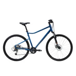 VÉLO TOUT CHEMIN RIVERSIDE 500 BLEU NUIT -ProSportif Boutique 8608509