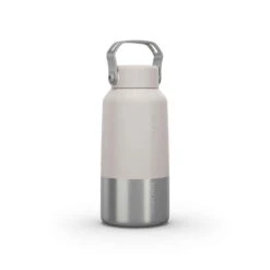 Quechua Gourde Randonnée MH100 Bouchon à Vis 0,6L Inox Blanc -ProSportif Boutique 8612473