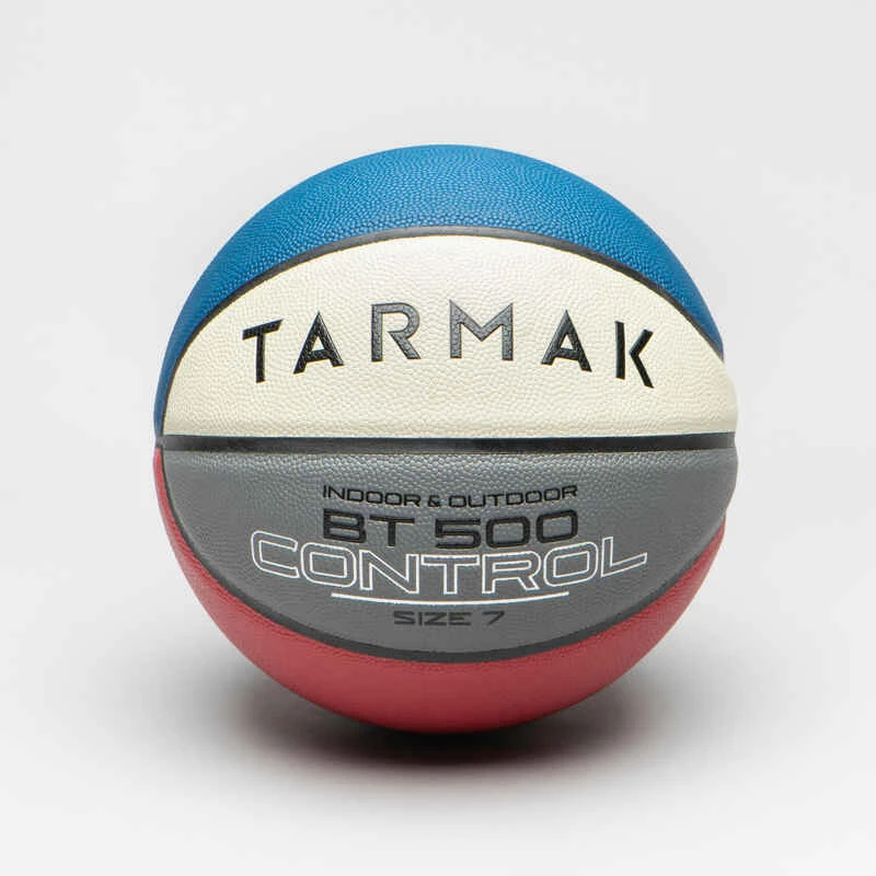 Ballon De Basketball Taille 7 - BT500 Bleu Blanc Rouge 11 Ballon De Basketball Taille 7 - BT500 Bleu Blanc Rouge – Image 9