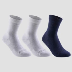 CHAUSSETTES DE SPORT ENFANT HAUTES ARTENGO RS 160 BLANC MARINE LOT DE 3 16 CHAUSSETTES DE SPORT ENFANT HAUTES ARTENGO RS 160 BLANC MARINE LOT DE 3 -ProSportif Boutique 8640097