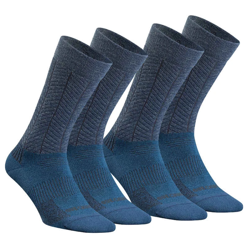 Quechua Chaussettes Chaudes De Randonnée - SH500 U-WARM MID - Adulte X 2 Paires 7 Quechua Chaussettes Chaudes De Randonnée - SH500 U-WARM MID - Adulte X 2 Paires – Image 5