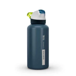 Quechua Gourde Randonnée 900 Bouchon Instantané Avec Pipette 0,6 Litre Aluminium -ProSportif Boutique 8643032
