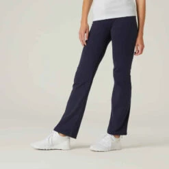 Legging Fitness Long Coton Extensible Bas Resserable Femme - Fit+ Noir -ProSportif Boutique 8643774