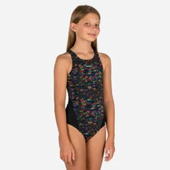 Maillot De Bain Une Pièce De Natation Fille Kamiye Print Fire Noir / Jaune 13 Maillot De Bain Une Pièce De Natation Fille Kamiye Print Fire Noir / Jaune -ProSportif Boutique 8645703