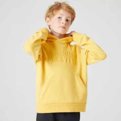 Sweat à Capuche Mixte, Chaud Enfant - 500 Vert Kaki Imprimé -ProSportif Boutique 8646449
