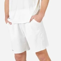 SHORT DE TENNIS HOMME - ARTENGO DRY+ BLANC CASSE -ProSportif Boutique 8655784