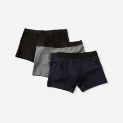 Lot X3 Boxer Fitness Homme - 500 Noir / Gris / Vert Foncé -ProSportif Boutique 8667431