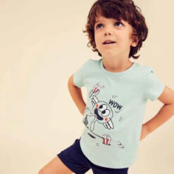 T-shirt Enfant Coton - Basique Beige Avec Motifs -ProSportif Boutique 8668599