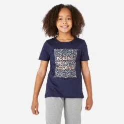T-shirt Enfant Coton Basique Rose Imprimé -ProSportif Boutique 8668952