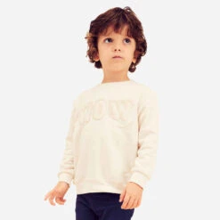 Sweat Enfant - Basique Beige Avec Motifs -ProSportif Boutique 8669438