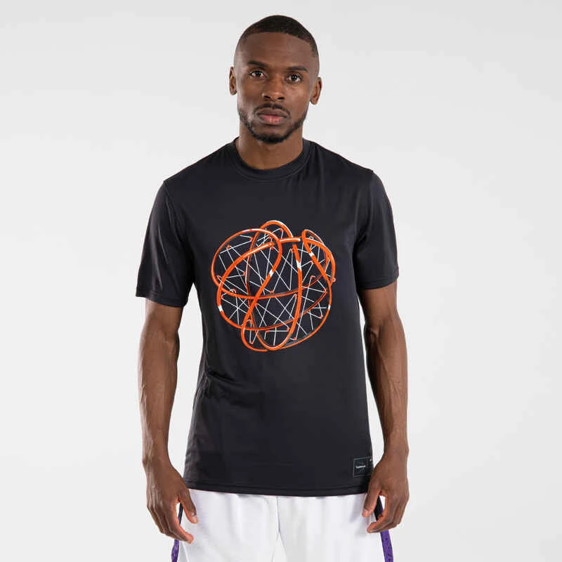 T-SHIRT / MAILLOT BASKETBALL HOMME/FEMME - TS500 FAST NOIR 11 T-SHIRT / MAILLOT BASKETBALL HOMME/FEMME - TS500 FAST NOIR – Image 9