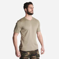 T-shirt Manches Courtes Respirant Chasse Homme 100 Vert Clair -ProSportif Boutique 8669600