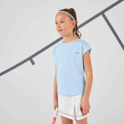 Artengo T-shirt De Tennis Fille - TTS500 Bleu -ProSportif Boutique 8669629