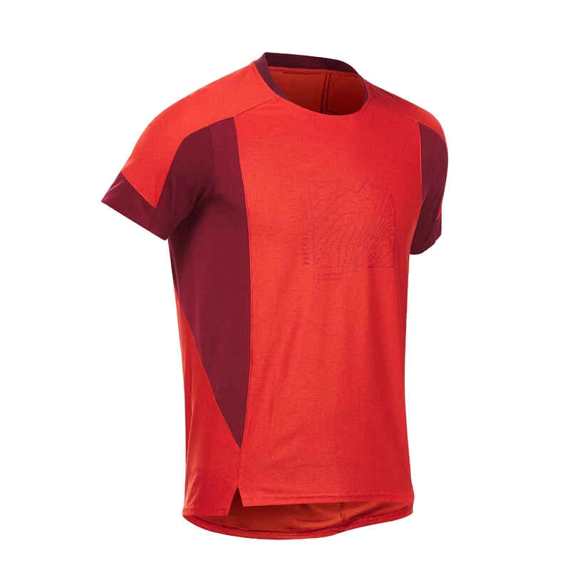 Quechua T-shirt De Randonnée Manches Courtes En Synthétique - Homme - MH500 12 Quechua T-shirt De Randonnée Manches Courtes En Synthétique - Homme - MH500 – Image 10