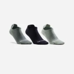 CHAUSSETTES DE SPORT BASSES ARTENGO RS 160 NOIR BRILLANT LOT DE 3 -ProSportif Boutique 8670418