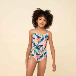 MAILLOT DE BAIN 1 PIECE FILLE 100 MIXLIFE JAUNE 23 MAILLOT DE BAIN 1 PIECE FILLE 100 MIXLIFE JAUNE -ProSportif Boutique 8677670