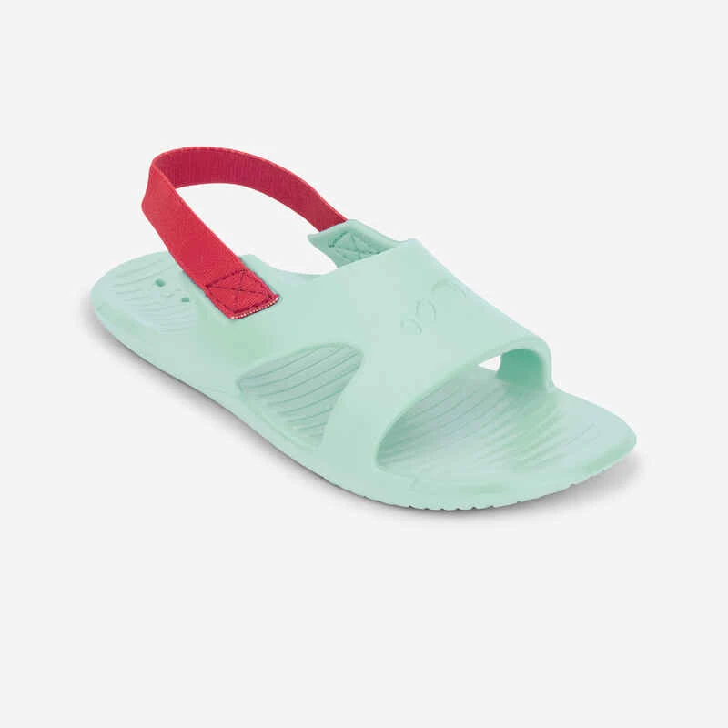 Chaussure Sandale Piscine Enfant SLAP 100 BASICBleu Rouge 9 Chaussure Sandale Piscine Enfant SLAP 100 BASICBleu Rouge – Image 7