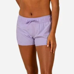 Boardshort Surf Femme TINI KAKI Avec Ceinture élastiquée Et Cordon De Serrage -ProSportif Boutique 8738931