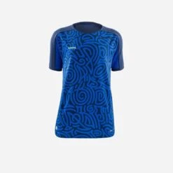 Kipsta MAILLOT DE FOOTBALL MANCHES COURTES VIRALTO SOLO MC JUNGLE JAUNE FLUO ET NOIR -ProSportif Boutique 8740040