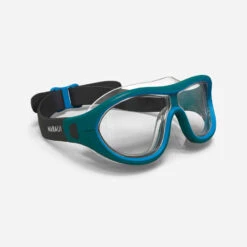Masque De Piscine - Swimdow V2 Taille L Verres Clairs - Gris Bleu -ProSportif Boutique 8753610